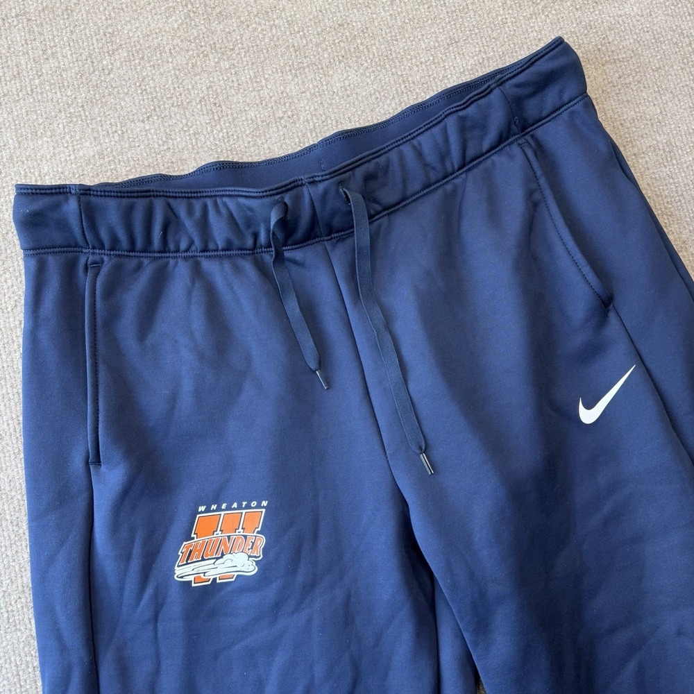 NWT Nike Therma Fit Fleece Lined Wheaton Sweatpants Woman's Blue Jogger